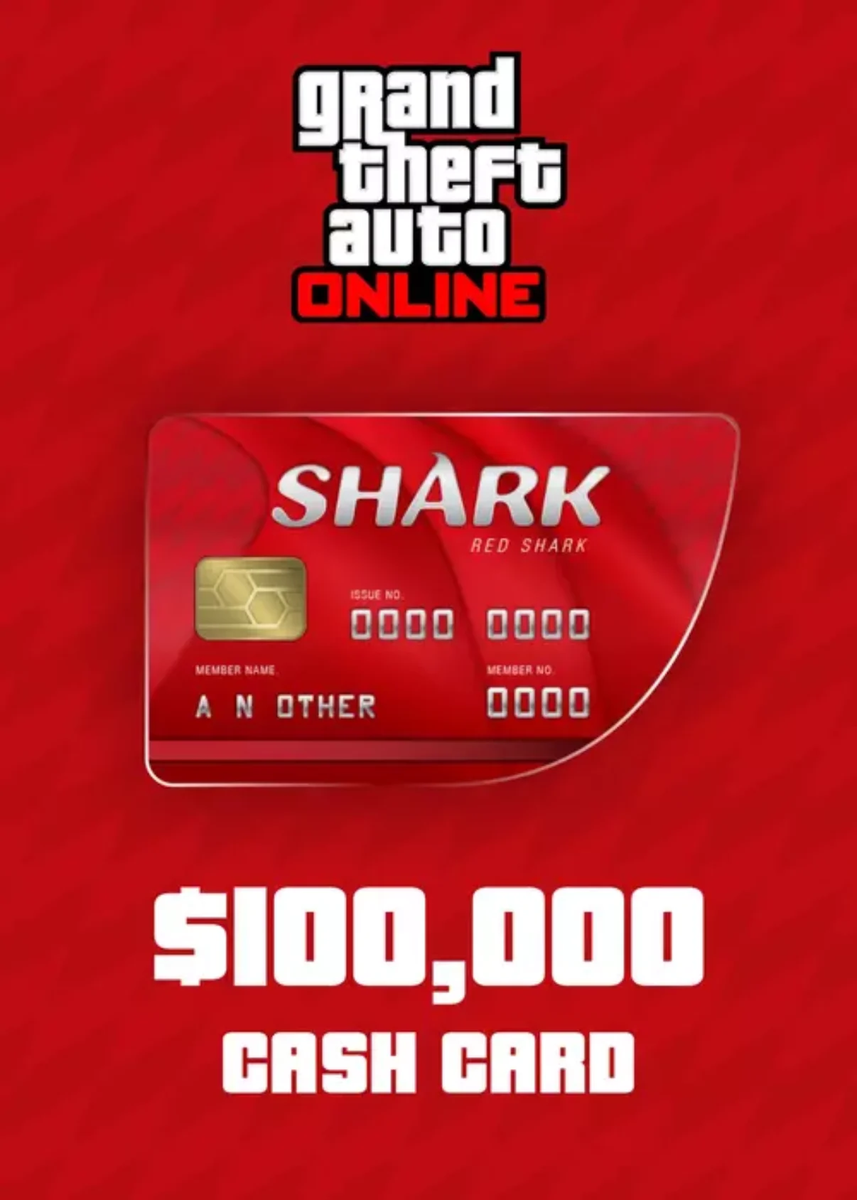 GTA V Red Shark Cash Card