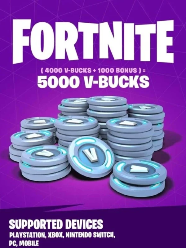 Fortnite 5000 VBucks