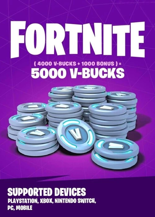 Fortnite 5000 VBucks