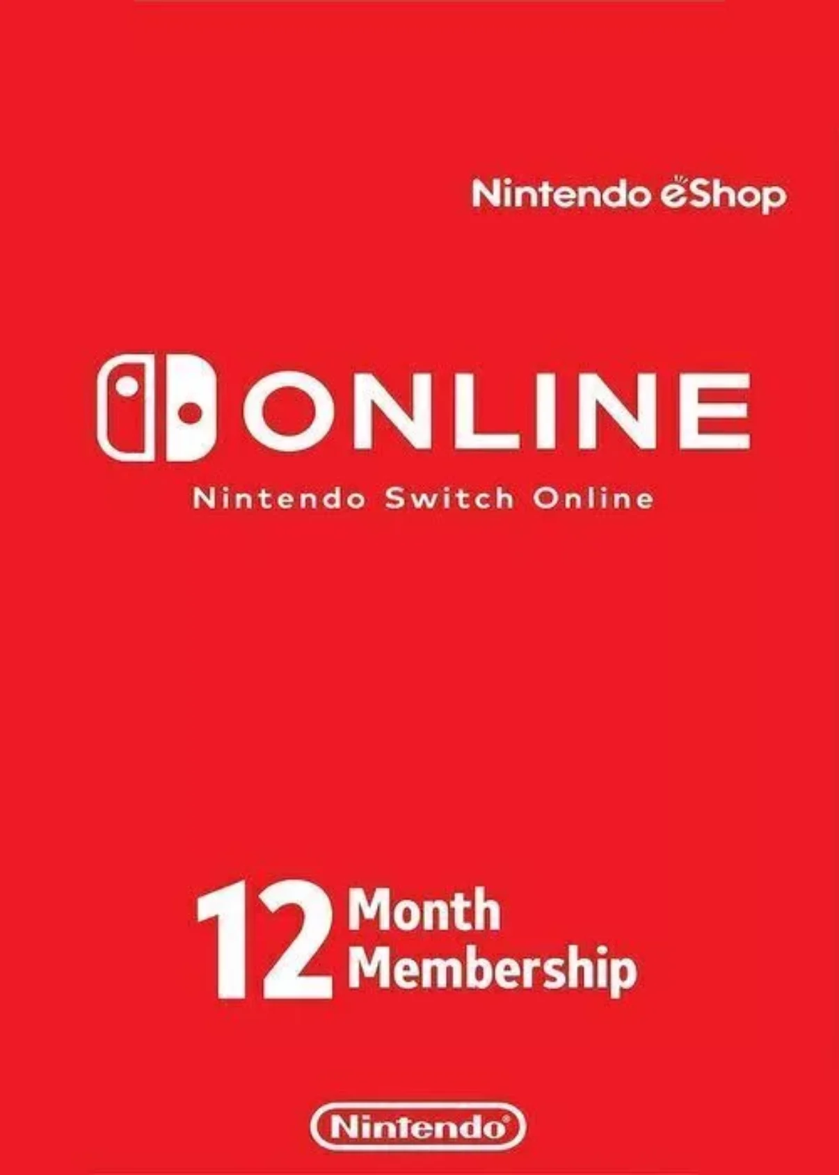 Nintendo Membership 12 Month (Individual) - EU