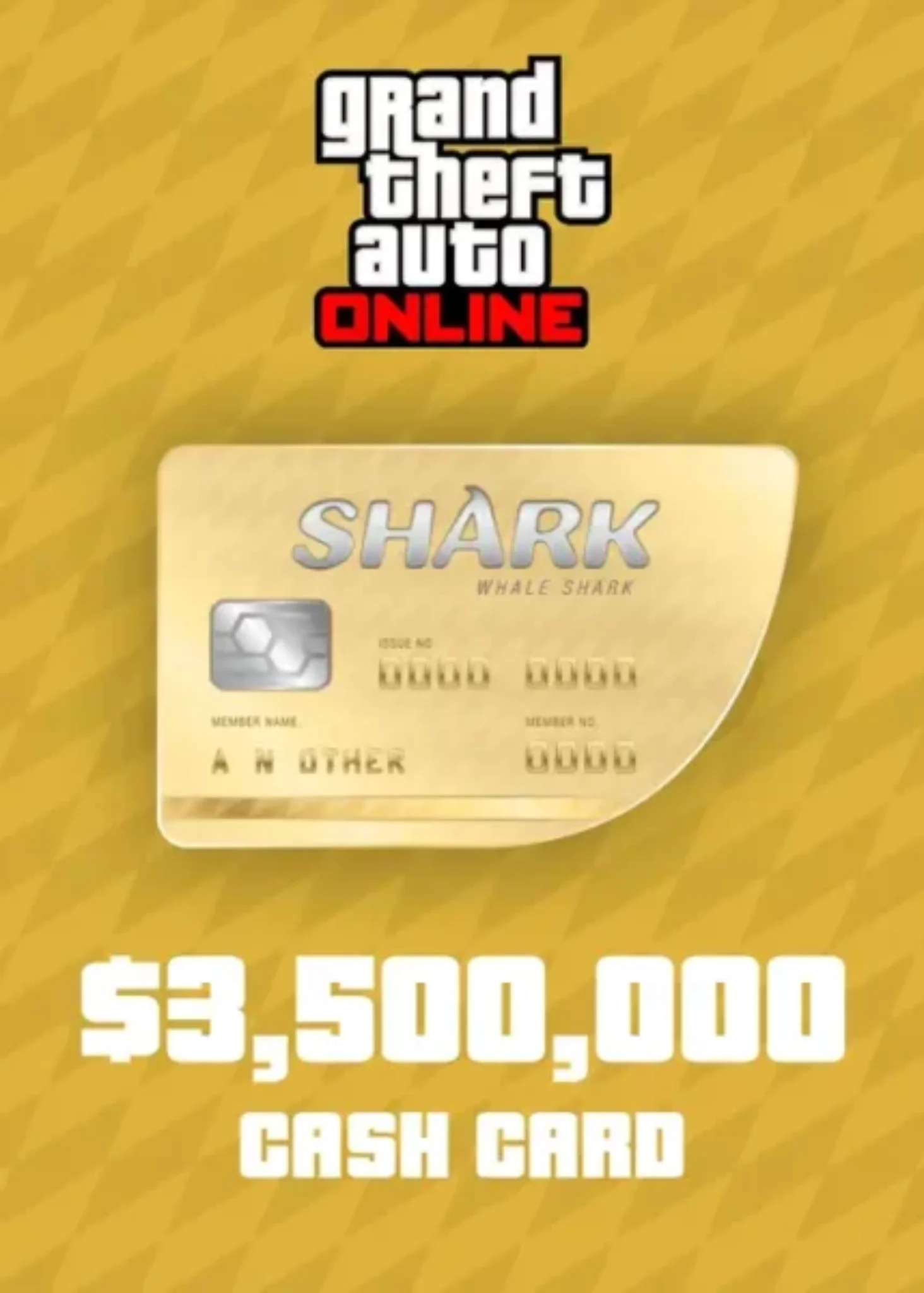 GTA V Whale Shark Cash Card