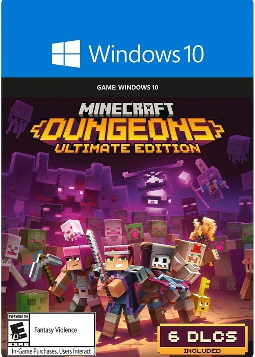 Minecraft Dungeons Ultimate Edition Windows 10 Store Key