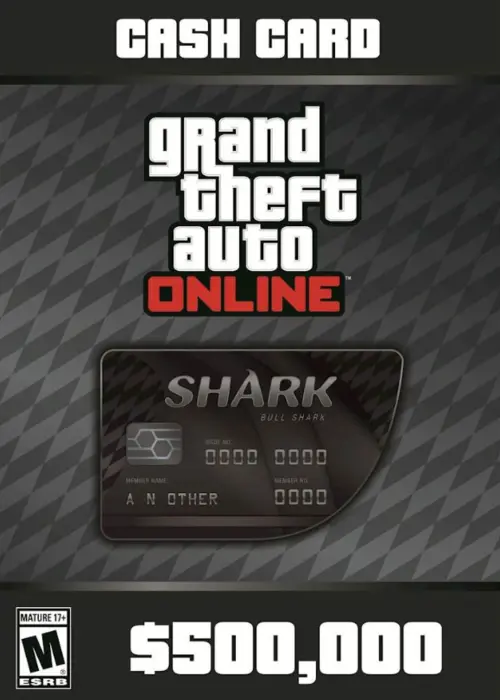 GTA V Bull Shark Cash Card Rockstar Games Launcher key
